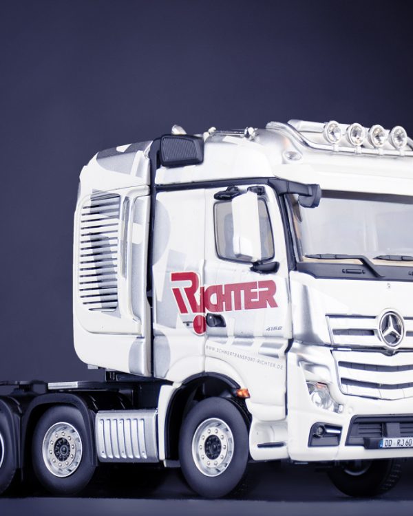 IMC Models model MB Actros 8x4 Richter kovový sběratelský model v měřítku 1:50 výrobce IMC models