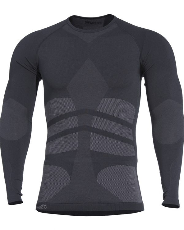 Pentagon nátělník Pentagon Plexis Long black XS-M Funkční sportovní prádlo určené pro outdoorové a sportovní využití. Pleteniny se speciálními pletacími postupy nabízejí optimální rovnováhu tepla nebo chladu