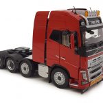 MarGe Models model VOLVO FH16 8x4 červená sběratelský model v měřítku 1:32 výrobce: MarGe Models materiál: kov/plast