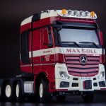 IMC Models model MB Actros Giga Space 8x4 Max Goll kovový sběratelský model v měřítku 1:50 výrobce IMC models