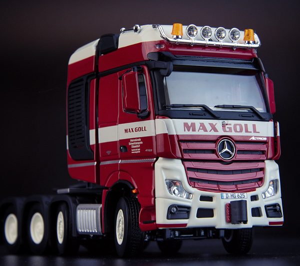 IMC Models model MB Actros Giga Space 8x4 Max Goll kovový sběratelský model v měřítku 1:50 výrobce IMC models