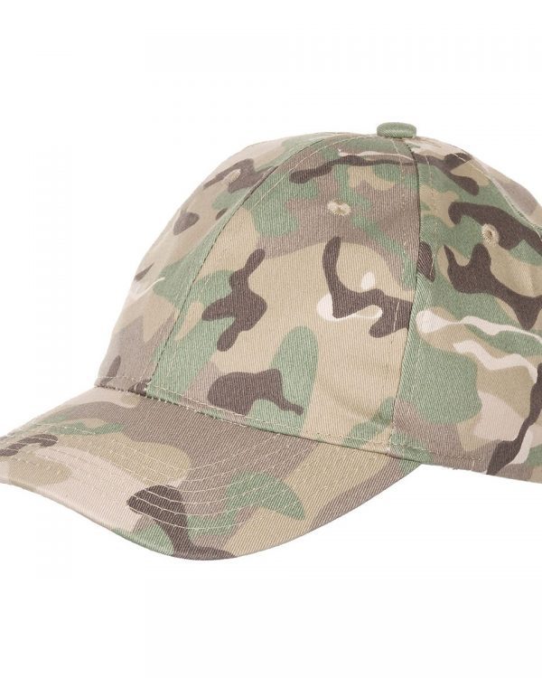 MFH čepice baseball dětská operation camo čepice sportovní dětská regulovatelná jednotná velikost materiál: 65% polyester