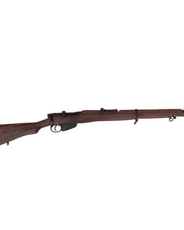 LORS replika puška Lee Enfield SMLE MK III Replika Puška Lee Enfield SMLE MK III Británie. Mechanismus repliky je pohyblivý.  Pušky Lee-Enfield tvořily od svého přijetí do výzbroje na přelomu 19. a 20. století až do konce druhé světové války hlavní pěchotní výzbroj britských ozbrojených sil i armád ostatních zemí Commonwealthu. Používala se i po druhé světové válce.  V roce 1889 byla přijata do výzbroje britské armády opakovací puška Lee-Metford Mk.I ráže .303 (7