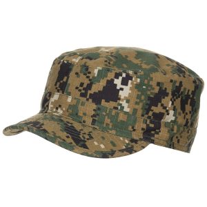 MFH čepice polní R/S digital woodland XXL čepice polní digital woodland "ripstop"   populární vojenská čepice BDU střihu známá jako Ranger cap nebo Patrol cap materiál: 100% bavlna "ripstop"