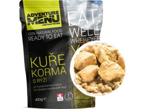 Adventure Menu Kuře Korma s rýží 400g Pochutnej si jako v restauraci