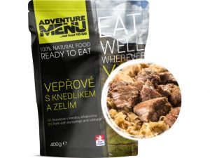 Adventure Menu Vepřové s knedlíkem a se zelím 400g Pochutnej si jako v restauraci