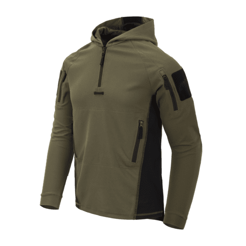 Helikon mikina Helikon Range Hoodie Olive Green/Black XXXL Pohodlná mikina určená pro střelce vyrobená z materiálu TOPCOOL