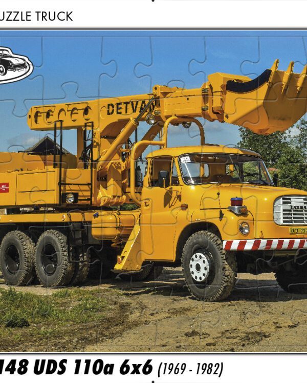 puzzle Truck Tatra 148 UDS 110a 6X6-40 dílků PUZZLE TRUCK 28 - TATRA 148 UDS 110A 6X6 (1969 - 1982) 40 DÍLKŮ   Rozměry deskového puzzle: 37 cm x 29 cm Materiál: originál puzzle lepenka o síle 2 mm Rozměry balení: 37 cm x 29 cm Rozměry jednotlivých dílků: cca 4 x 5 cm Počet dílků: 40   Nevhodné pro děti do 3 let!!!  Sběratelská série EDICE RETRO-AUTA -TRUCK. Puzzle z této edice jsou nejen ideálním dárkem pro všechny automobilové nadšence