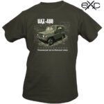 eXc tričko eXc - UAZ 469 XXL kvalitní tričko s motivem armádní techniky   Limited Edition: Military Vehicles materiál: 100% bavlna Prát a žehlit po rubu! nové zboží