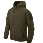 Helikon mikina Helikon Hoodie Lite Kangaroo green XXXL Urban Tactical Hoodie Lite Kangaroo je lehká mikina s kapucí a "klokaní" kapsou. Jednoduchý low-profile střih a elastická tkanina činí tuto mikinu ideální pro všechny městské operace. Velká přední klokaní kapsa má na horní straně ještě jednu kapsu na zip. V pravé kapse je skrytá malá kapsička na zip. Dvě vnitřní náprsní mesh kapsy pro uložení founu