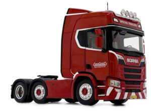 MarGe Models model Scania R500 6x2 Nooteboom sběratelský model v měřítku 1:32 výrobce: MarGe Models materiál: kov/plast