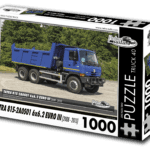 puzzle truck Tatra 815-2A0S01 6x6.2 Euro III (2008-2013)-1000 dílků PUZZLE TRUCK 40 - TATRA 815-2A0S01 6X6.2 EURO III (2008 - 2013) 1000 DÍLKŮ     Rozměry složeného puzzle: 660 x 470 mm Materiál: originál puzzle lepenka o síle 1