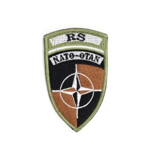 Originál AČR nášivka RS NATO-OTAN velcro rozměr: 10 x 6 cm