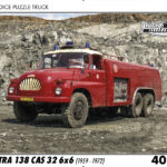 puzzle Truck Tatra 138 CAS 32 6x6 (1959-1972)-40 dílků Rozměry deskového puzzle: 37 cm x 29 cm Materiál: originál puzzle lepenka o síle 2 mm Rozměry balení:37 cm x 29 cm Rozměry jednotlivých dílků: cca 4 x 5 cm Počet dílků:40 Nevhodné pro děti do 3 let!!!   Sběratelská série EDICE RETRO-AUTA -TRUCK. Puzzle z této edice jsou nejen ideálním dárkem pro všechny automobilové nadšence