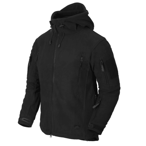 Helikon bunda Patriot fleece black XXXL Helikon-Tex® bunda PATRIOT Heavy fleece ČERNÁ  Teplá fleecová bunda do různorodých povětrnostních podmínek. Bunda Patriot je odolná a praktická