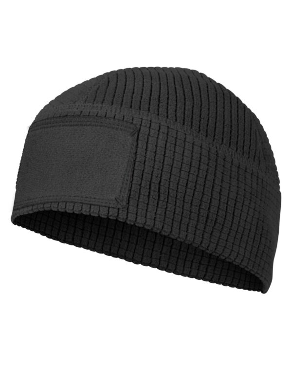 Helikon čepice Range fleece black L/XL Čepice BEANIE patří do řady RANGE od známé značky Helikon-Tex. Je vhodná do chladnějšího počasí a ocení ji především střelci a myslivci ve výkonu služby. Na výrobu byl použit lehký