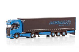 WSI Models model Scania S 4x2+návěs Argman kovový sběratelský model v měřítku 1:50 výrobce WSI models