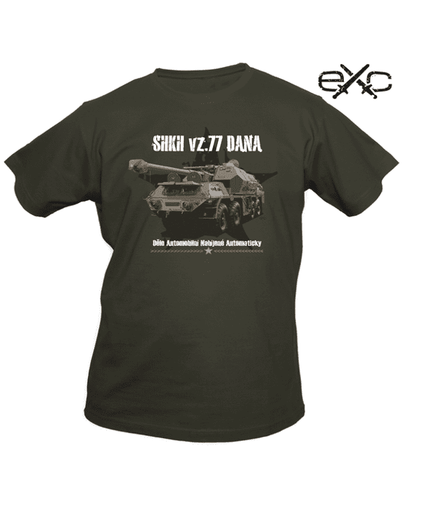 eXc tričko EXC dětské SHKH vz.77 Dana 146 Limited Edition: Military Vehicles materiál: 100% bavlna Prát a žehlit po rubu! nové zboží